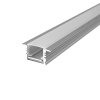 Profil do LED zestaw, ALU anodowany wpuszczany V-TAC 2mb klosz mleczny 17,7x13mm VT-71006 5 lat gwarancji